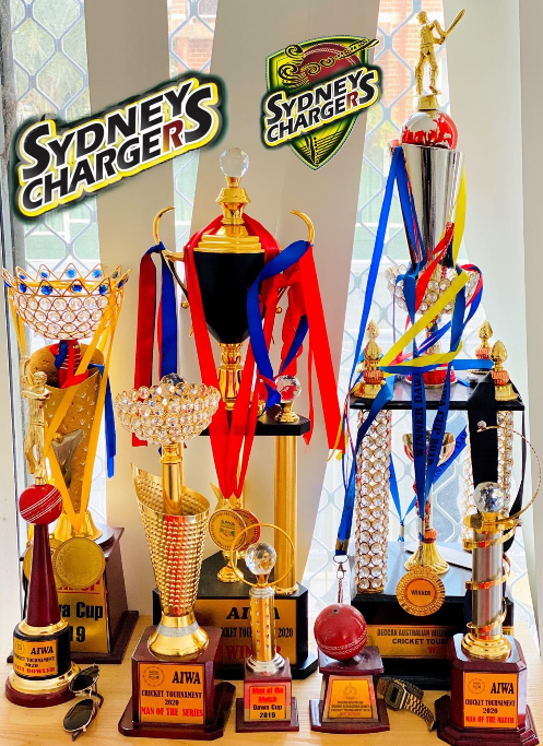 Trophies and medals won by Sydney Chargers Cricket Club